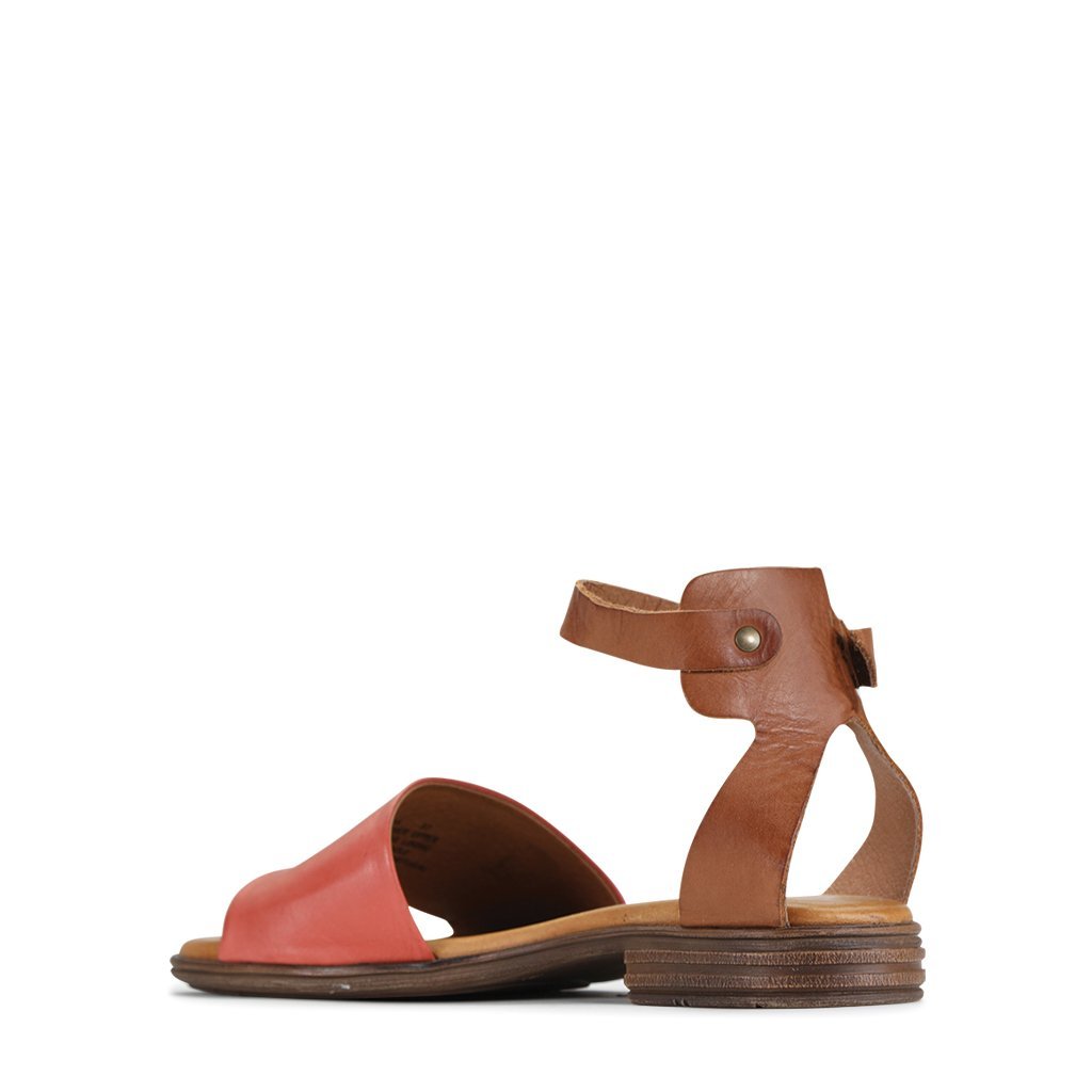 ILOS - EOS Footwear - Ankle Strap Sandals #color_Azzuro/brandy