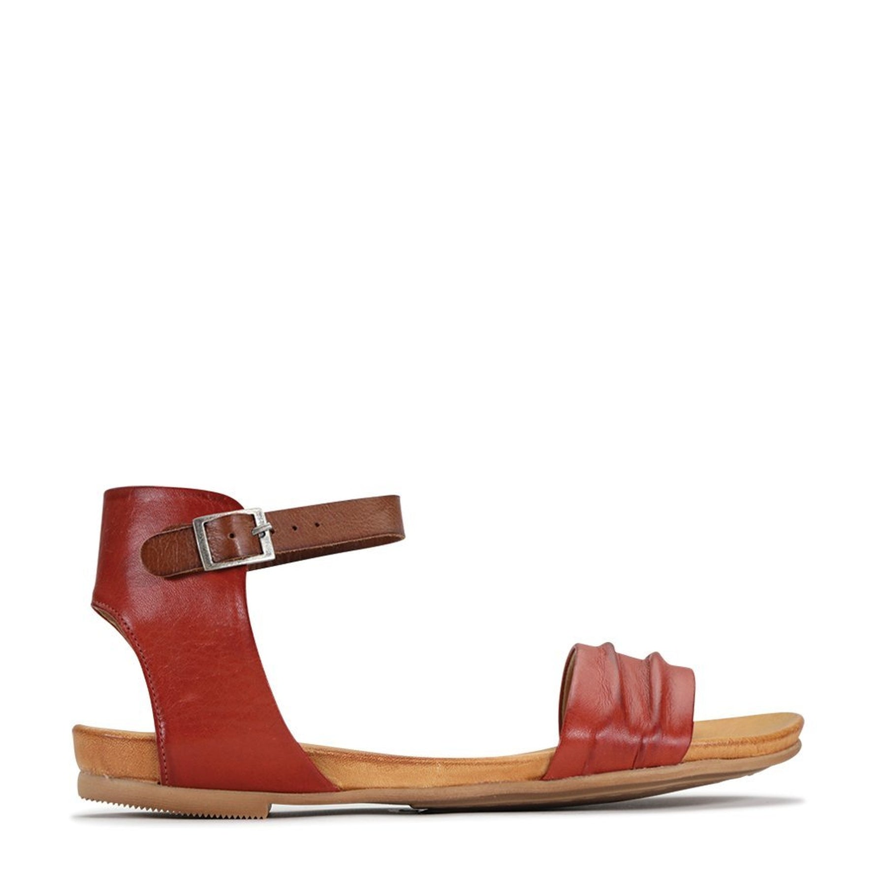 LARNI - EOS Footwear - Ankle Strap Sandals #color_Brick/brandy