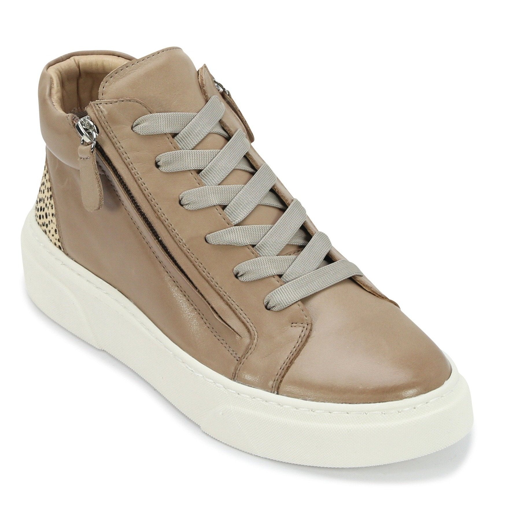 MARBLES - EOS Footwear - High Sneakers #color_taupe/combo