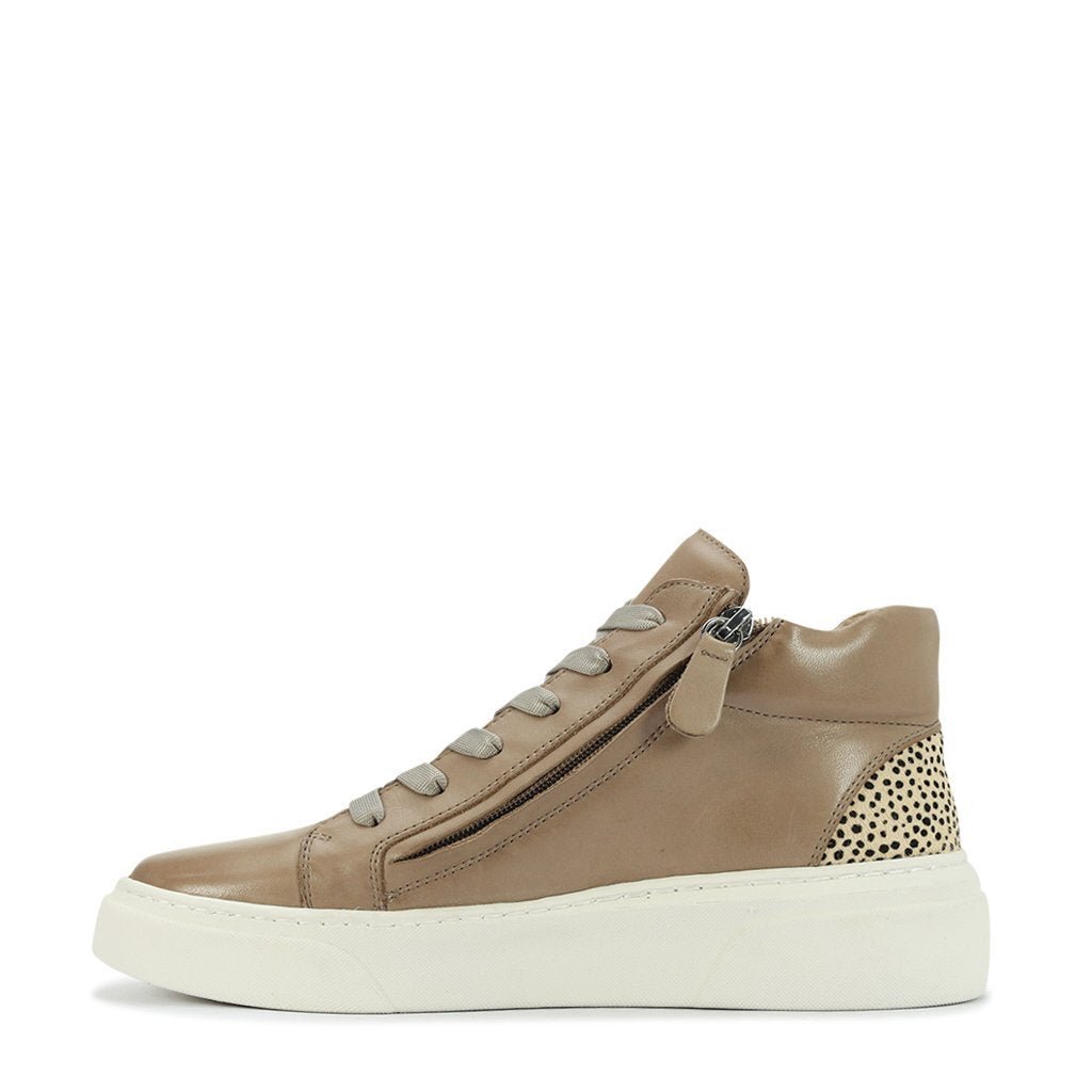MARBLES - EOS Footwear - High Sneakers #color_Taupe/combo