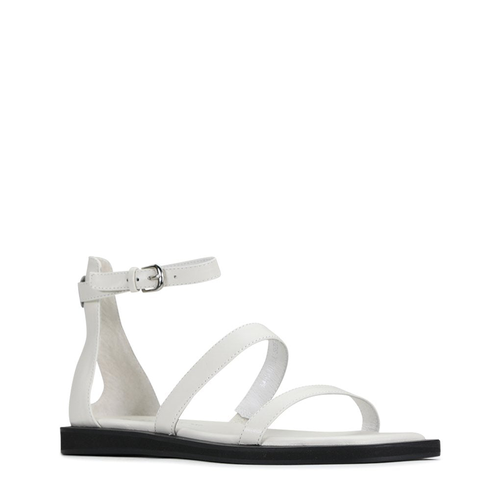 MISHELLE - EOS Footwear - Ankle Strap Sandals #color_Off-white