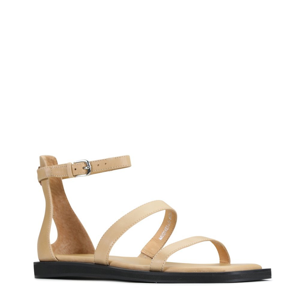 MISHELLE - EOS Footwear - Ankle Strap Sandals #color_Tan
