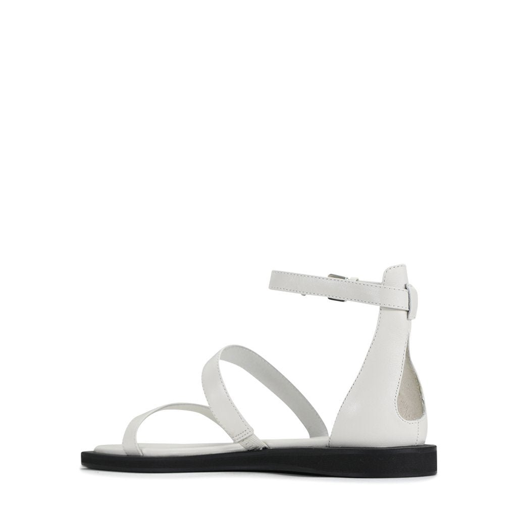 MISHELLE - EOS Footwear - Ankle Strap Sandals #color_Off-white