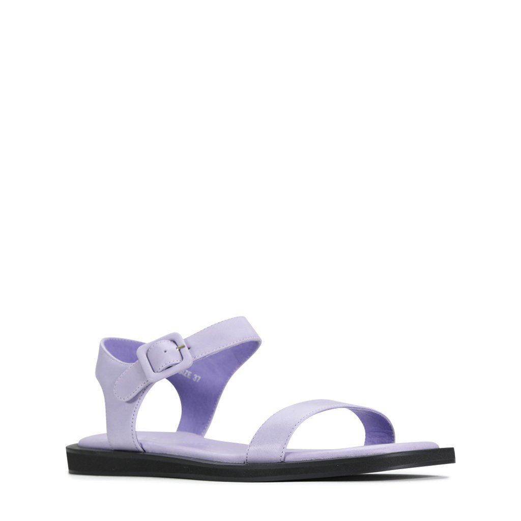 Mishon Leather Ankle Strap Sandals - EOS Footwear - Ankle Strap Sandals #color_lilac