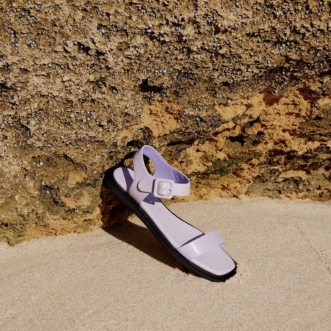 Mishon Leather Ankle Strap Sandals - EOS Footwear - Ankle Strap Sandals #color_lilac