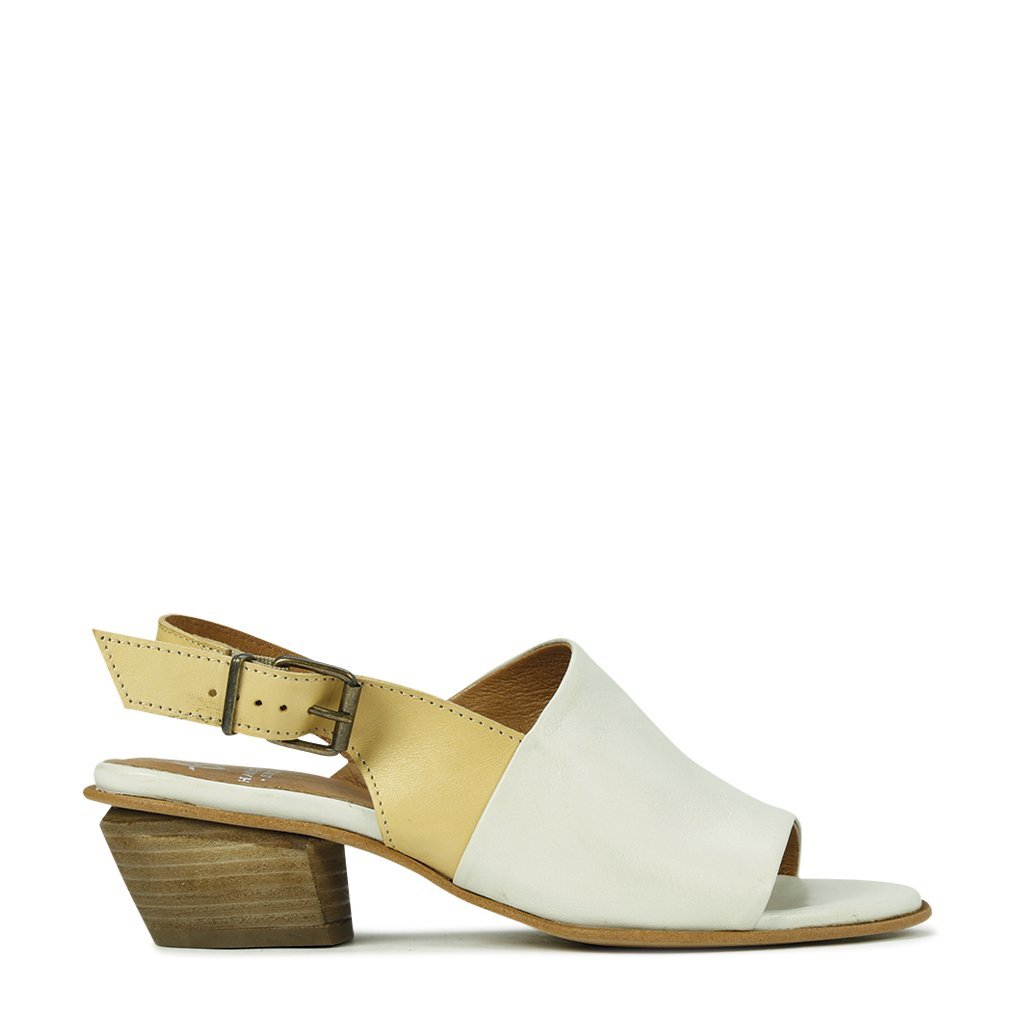 PAOLO - EOS Footwear - Sling Back Sandals #color_Cream/sand