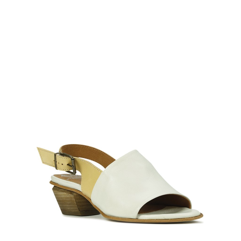 PAOLO - EOS Footwear - Sling Back Sandals #color_Cream/sand