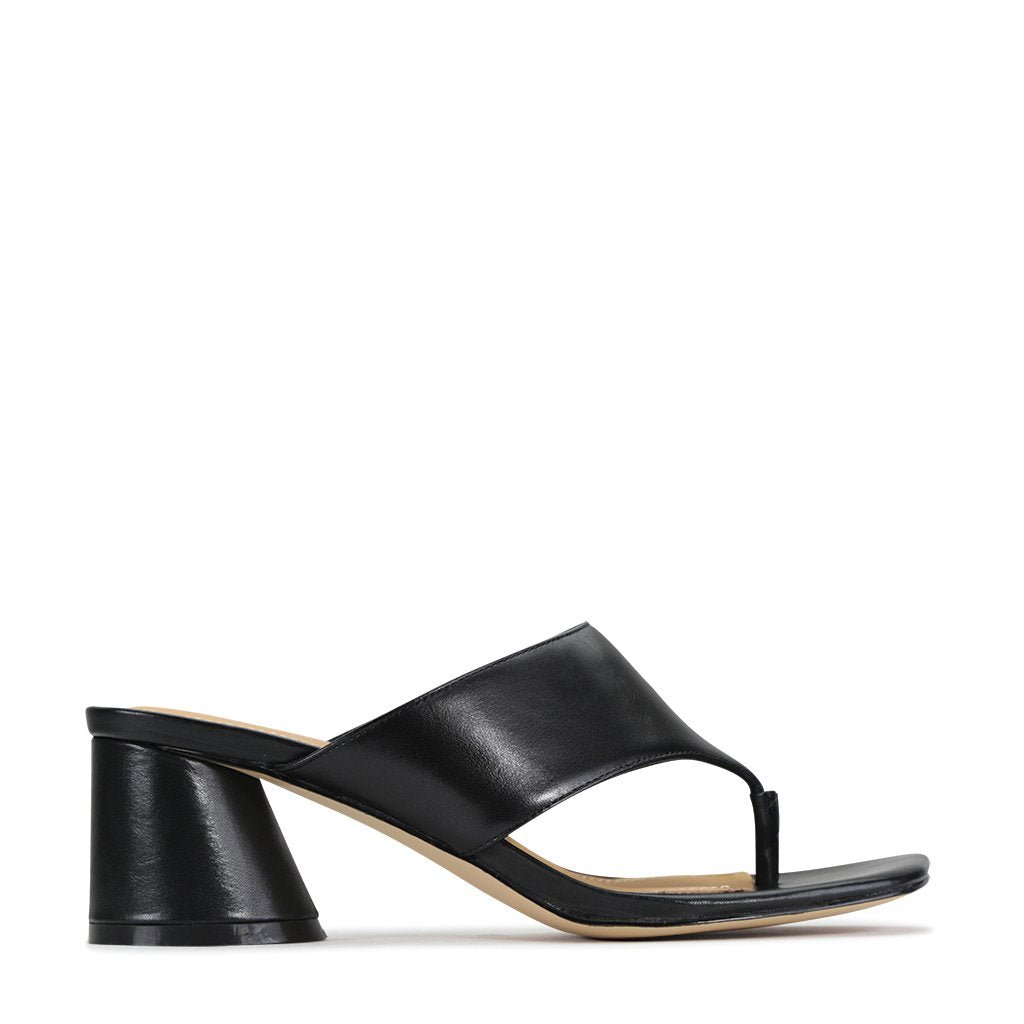 PETITE - EOS Footwear - Sling Back Sandals #color_Black