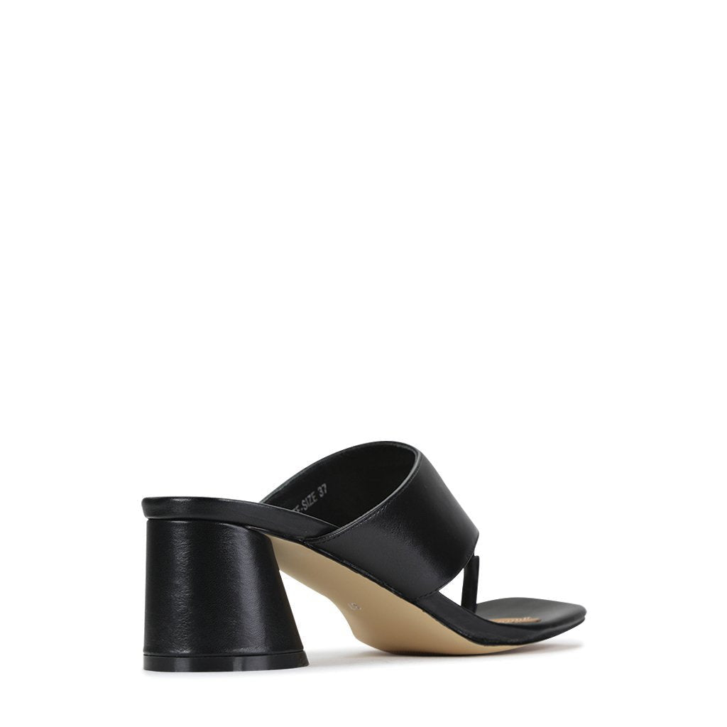 PETITE - EOS Footwear - Sling Back Sandals #color_Black