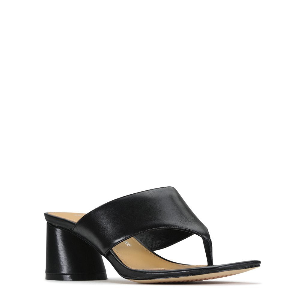 PETITE - EOS Footwear - Sling Back Sandals #color_Black