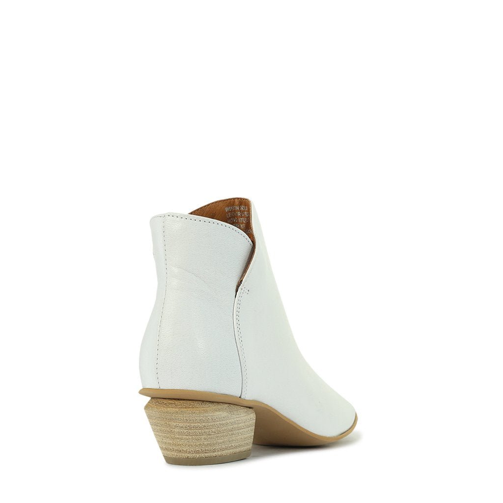 Weston Leather Ankle Boots - EOS Footwear - Ankle Boots #color_White