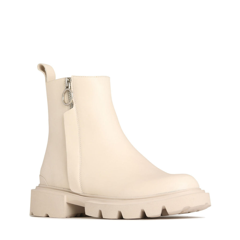 EOS Adela | Women Ankle Boots | Chunky Boots Double Metal Zip