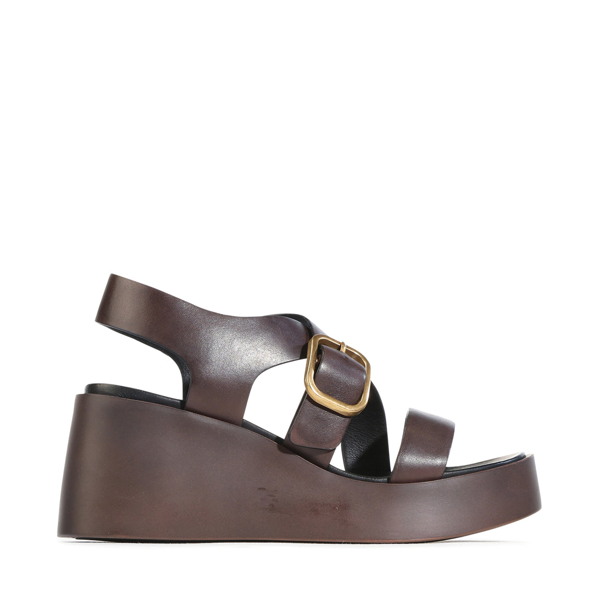 EOS Footwear Arianis Leather Sandal Wedge in chestnut
#Color_chestnut
