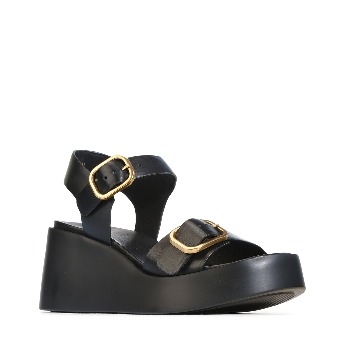 EOS Footwear Arias Leather Wedge in Black
#Color_black