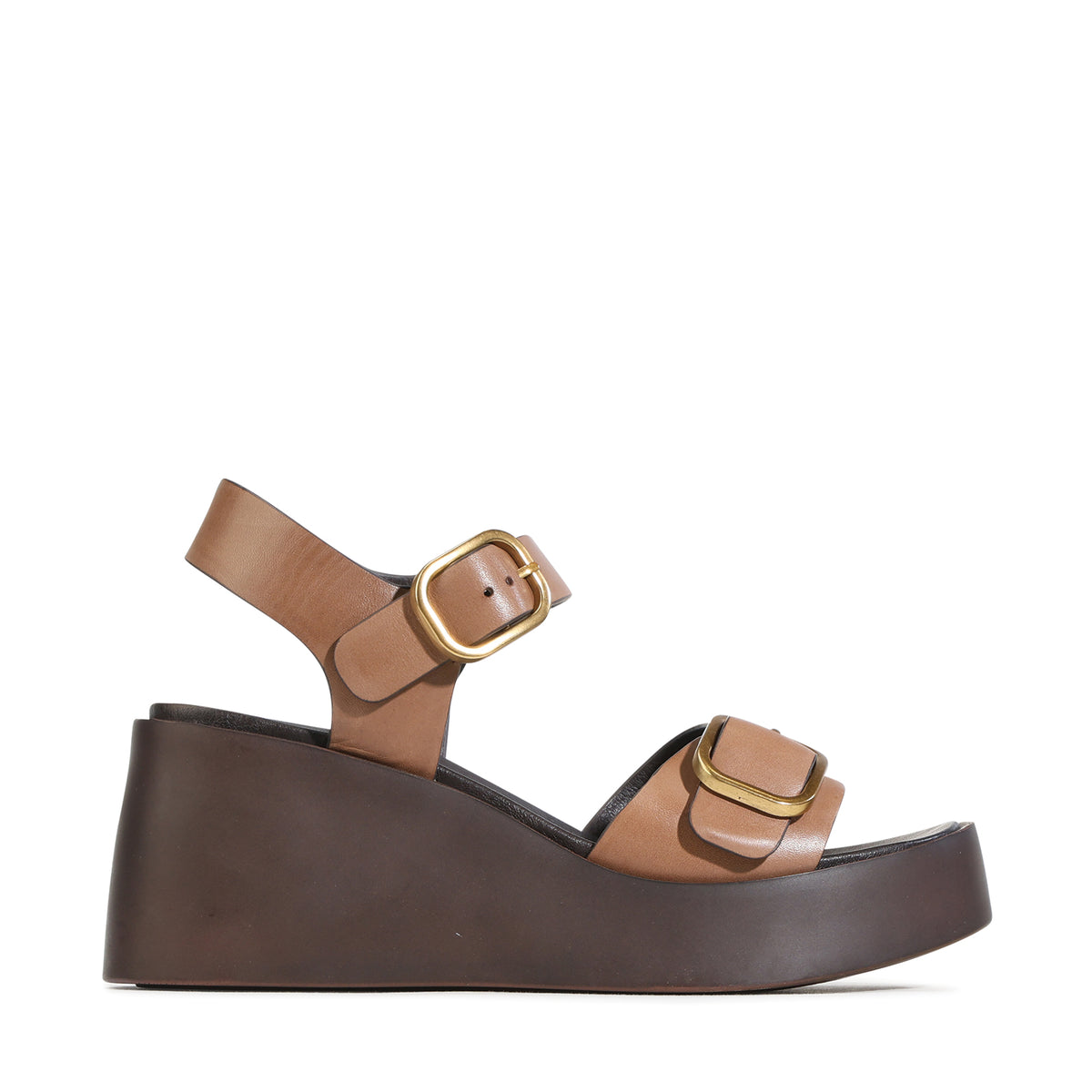 EOS Footwear Arias Leather Wedge in Pecan
#Color_pecan
