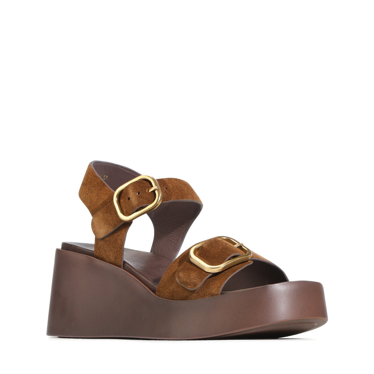 EOS Footwear Arias Leather Wedge in Tobacco-suede
#Color_tobacco-suede