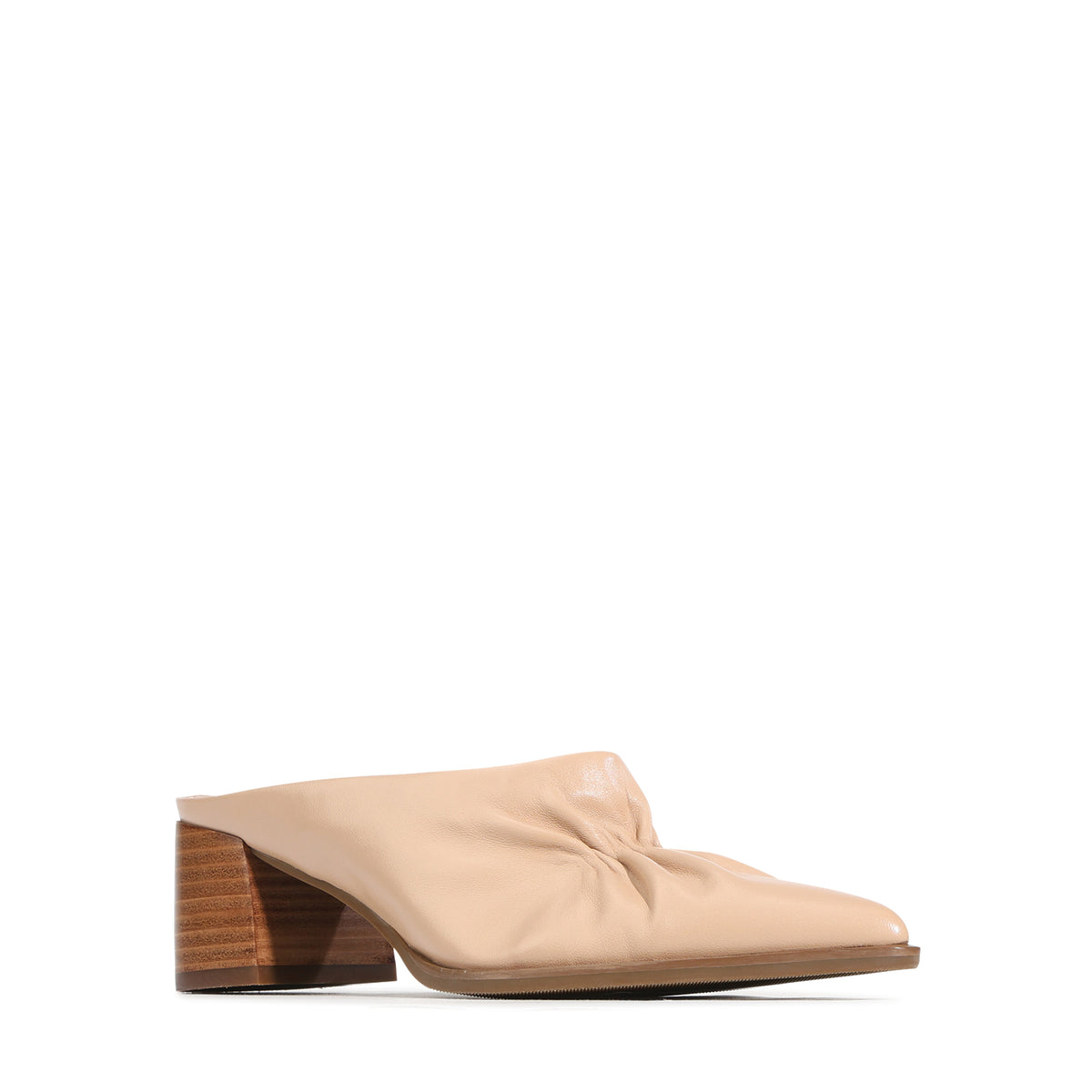EOS Footwear Aur Leather Mule in nude
#Color_nude