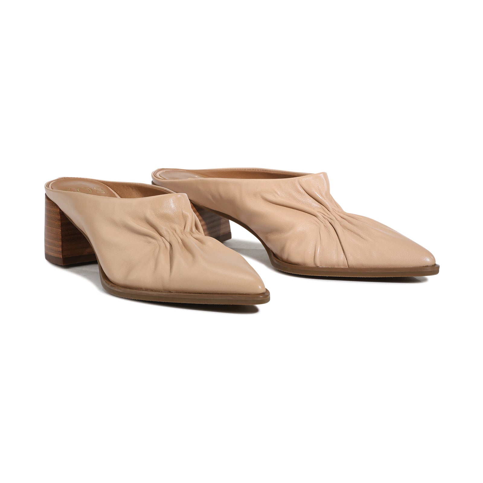 EOS Footwear Aur Leather Mule in nude
#Color_nude