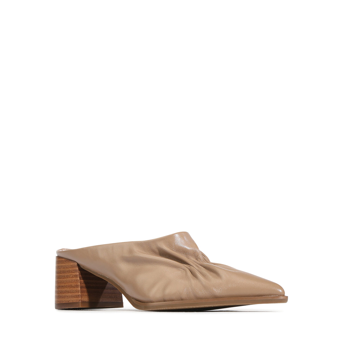 EOS Footwear Aur Leather Mule in nude
#Color_pecan