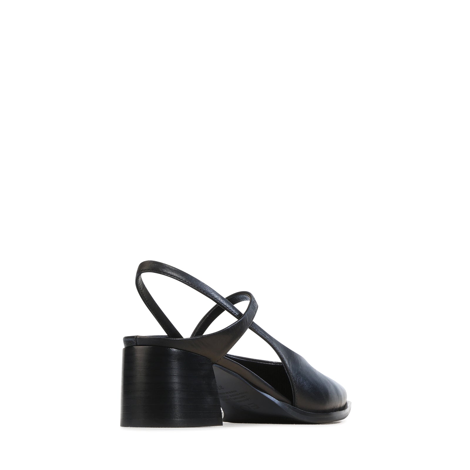 EOS Footwear Aurais Leather Heels in Black
#Color_black
