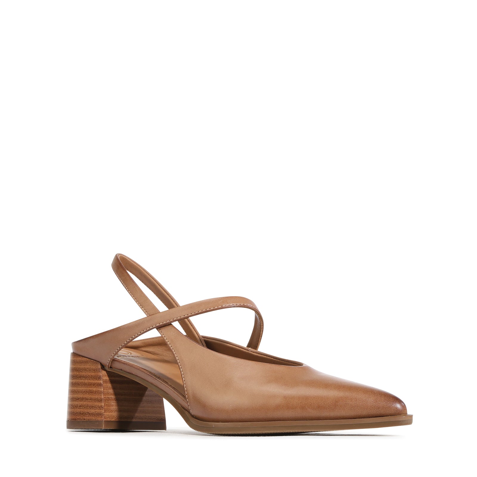 EOS Footwear Aurais Leather Heels in Pecan
#Color_pecan