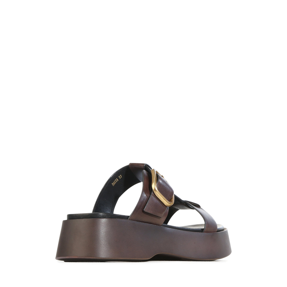 EOS Footwear Baria Leather Flatform Slide in Chestnut
#Color_chestnut