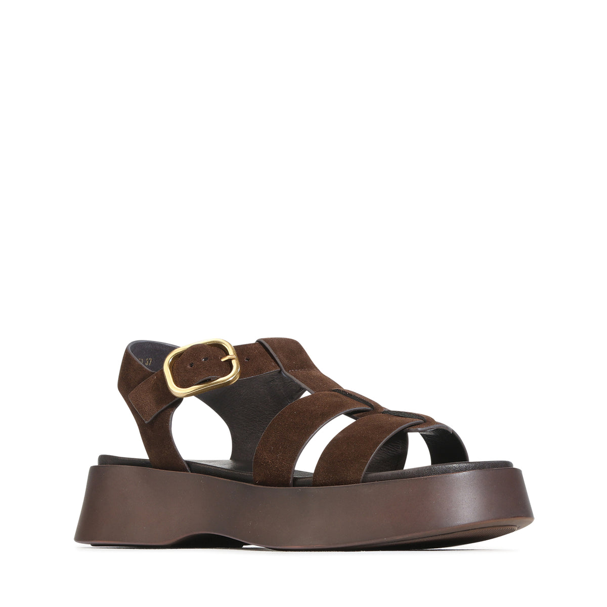 EOS Footwear Bario Leather Sandal in Chestnut-suede
#Color_chestnut-suede