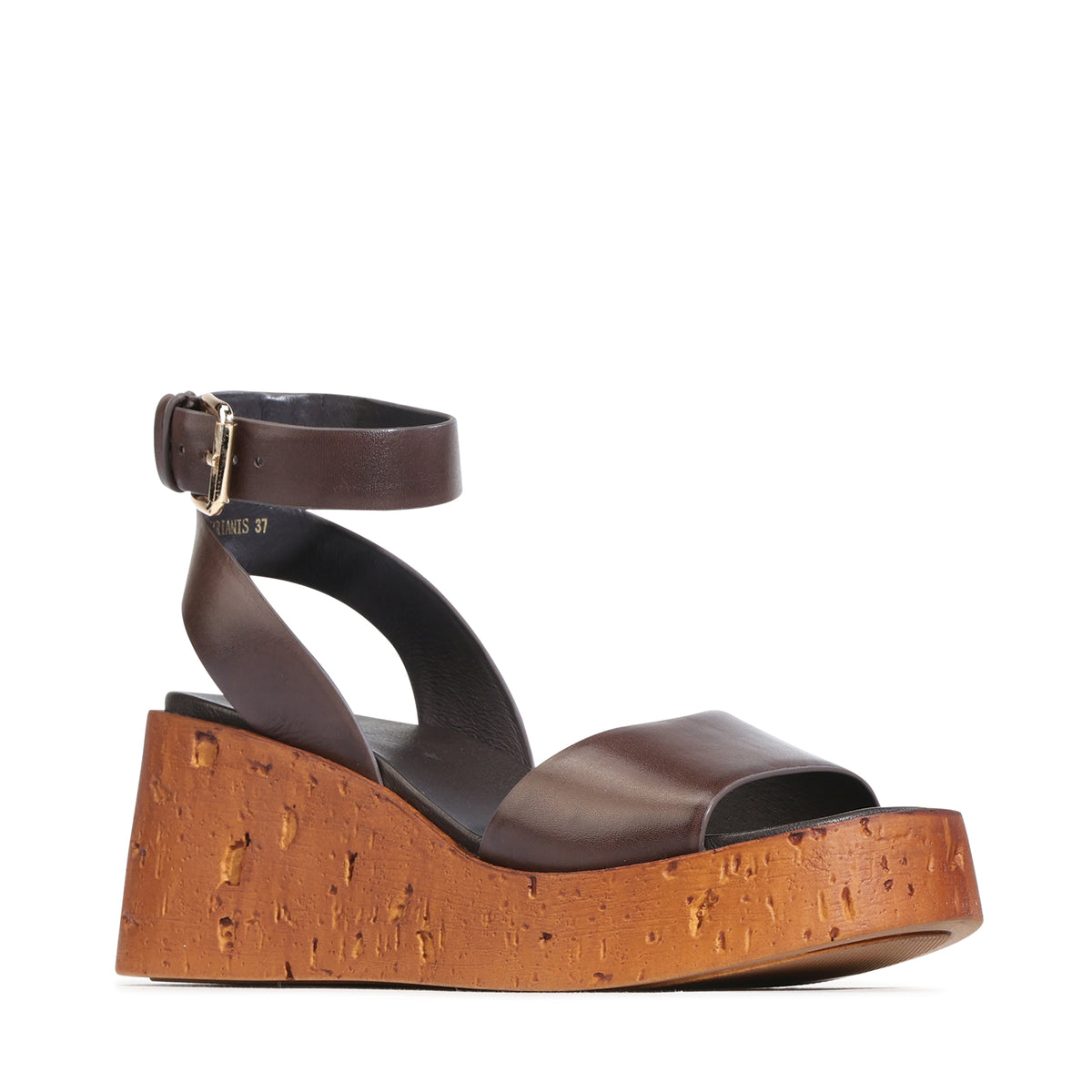 EOS Footwear Carianis Leather Wedge in Chestnut
#Color_Chestnut