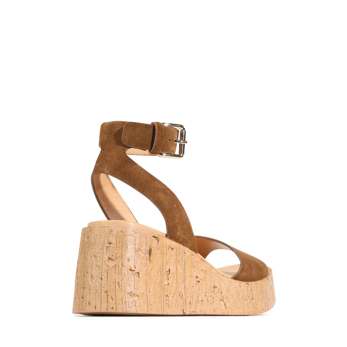 EOS Footwear Carianis Leather Wedge in Tobacco-suede
#Color_Tobacco-suede