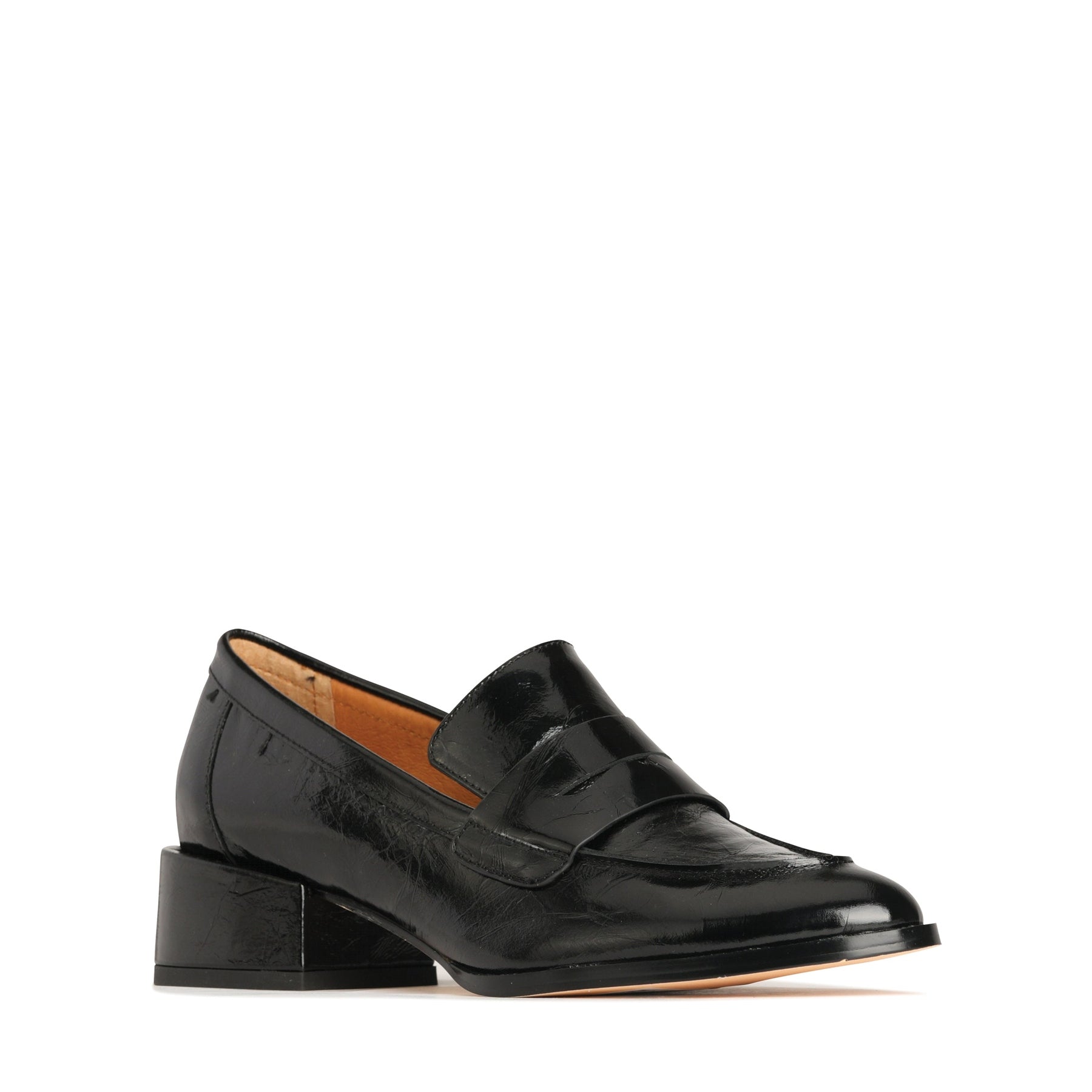 CASS - EOS Footwear - Loafers #color_Black-crinkle