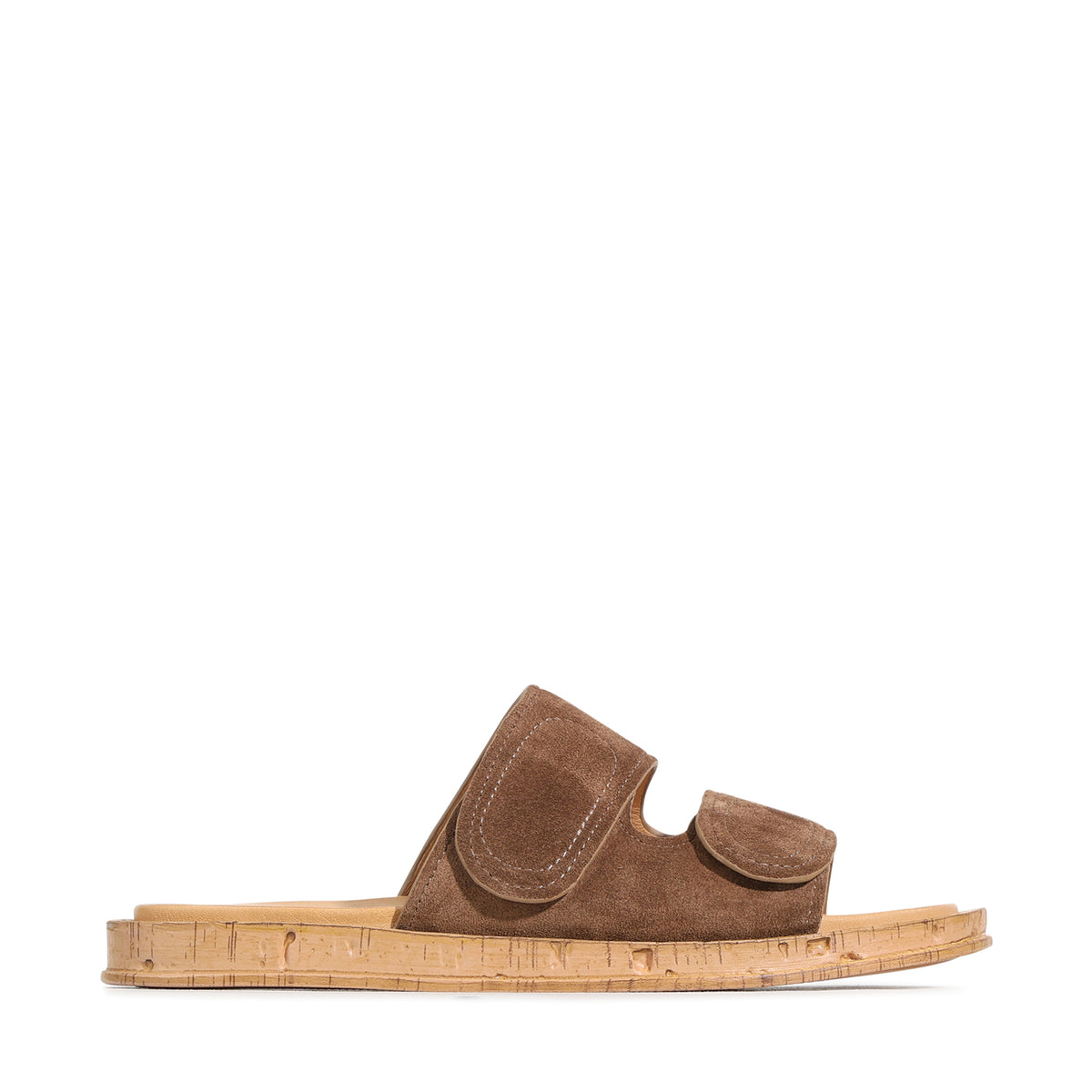 EOS Footwear Cera Leather Slide in Pecan-suede
#Color_Pecan-suede