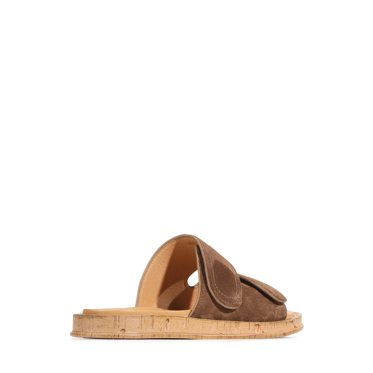 EOS Footwear Cera Leather Slide in Pecan-suede
#Color_Pecan-suede