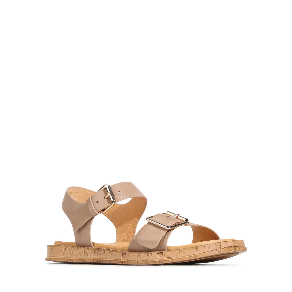 EOS Footwear Cerena Leather Sandal in Taupe
#Color_Taupe