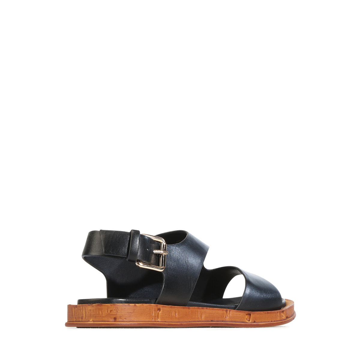 EOS Footwear Cerene Leather Sandal in Black
#Color_Black