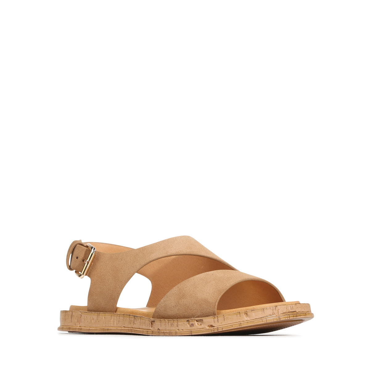 EOS Footwear Cerene Leather Sandal in Tan-suede
#Color_Tan-suede