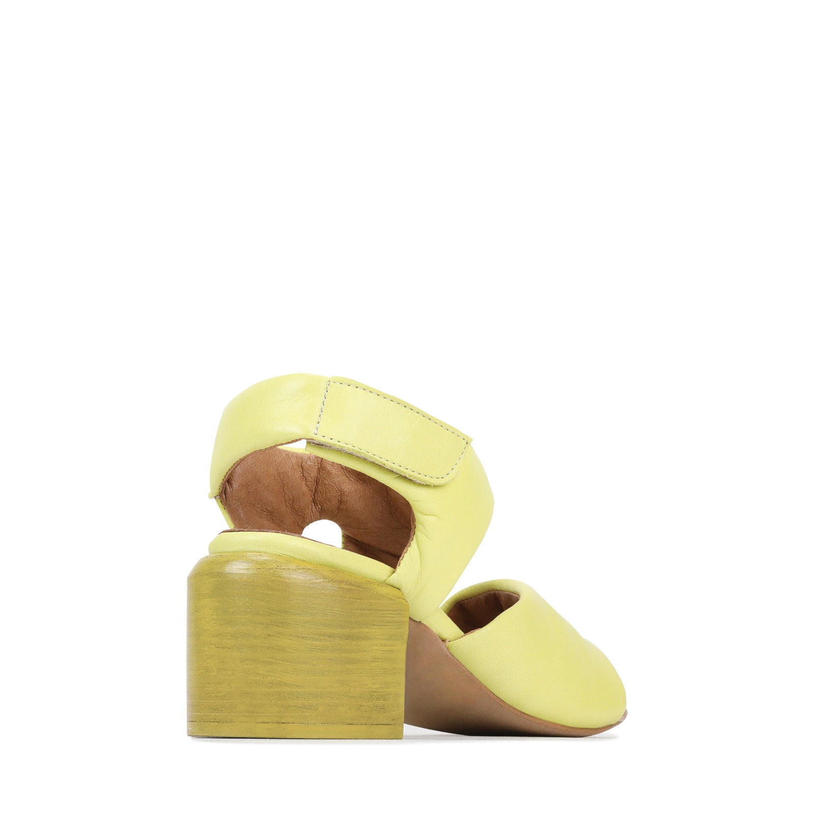 CHARBEL BLOCK HEEL SANDAL LEATHER