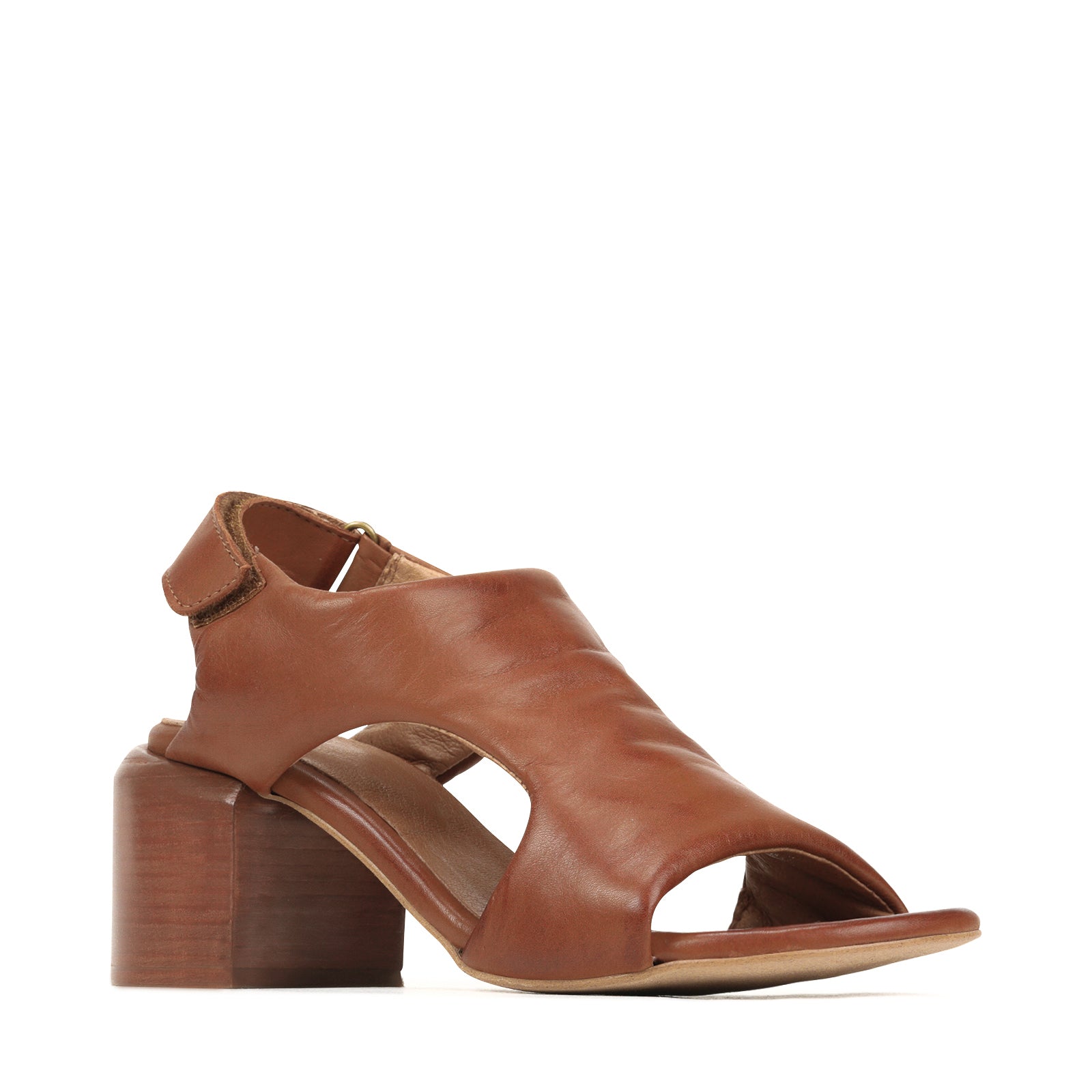 CHARICE BLOCK HEEL SANDAL LEATHER