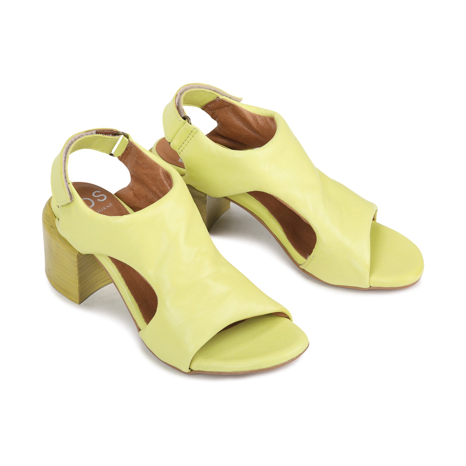 CHARICE BLOCK HEEL SANDAL LEATHER