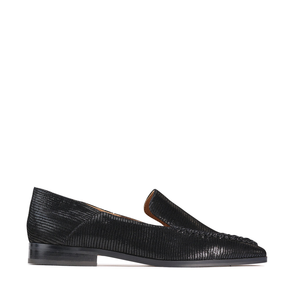 Daylan Flats Emboss Suede Leather Olive