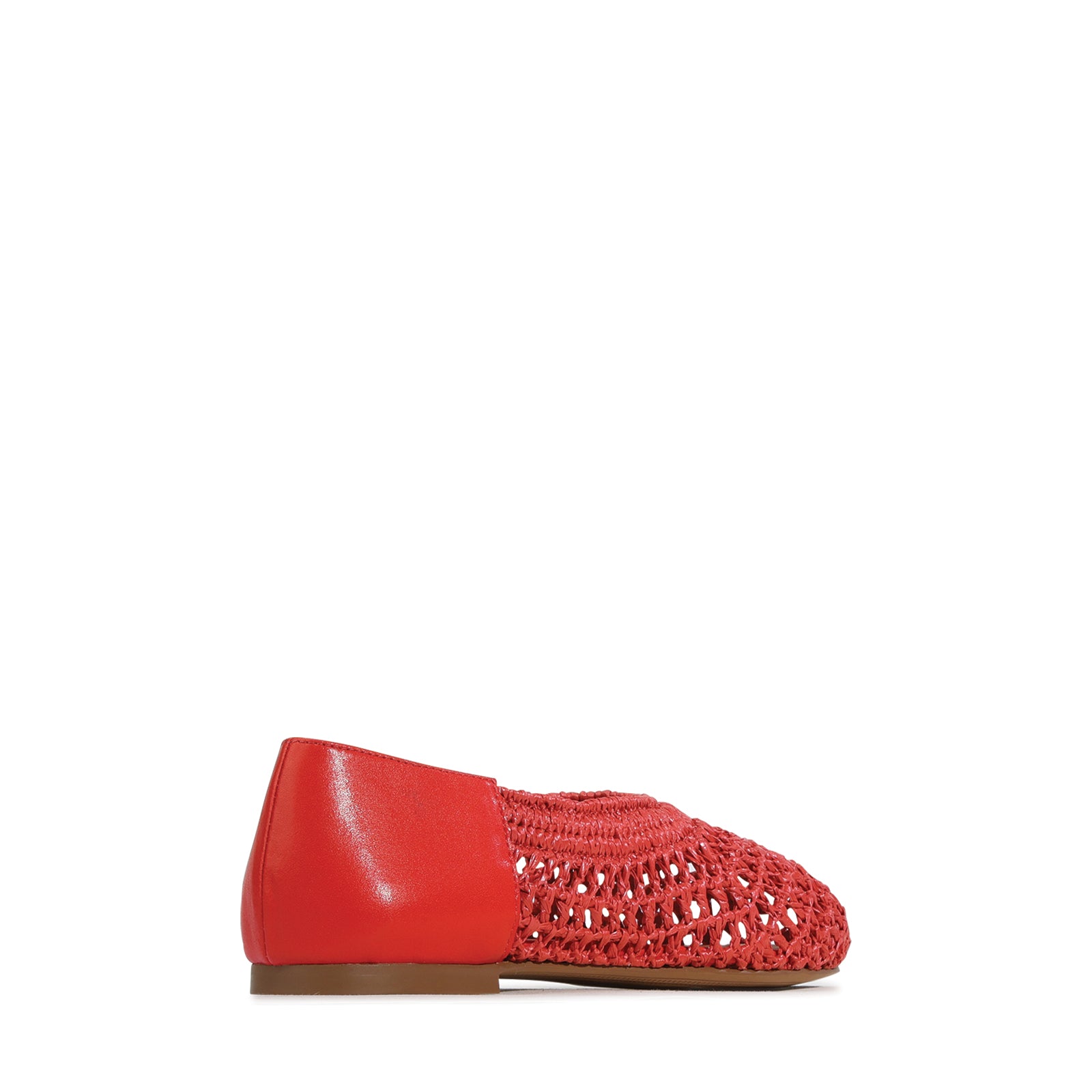 EOS Footwear Delume Ballet Flat in Red
#Color_Red
