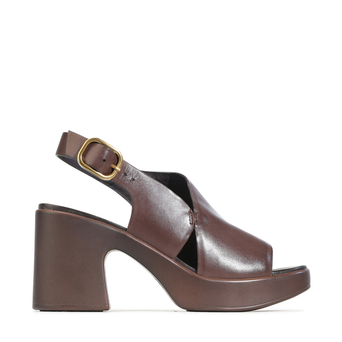EOS Footwear Dolce Leather Block Heel in chestnut
#Color_chestnut