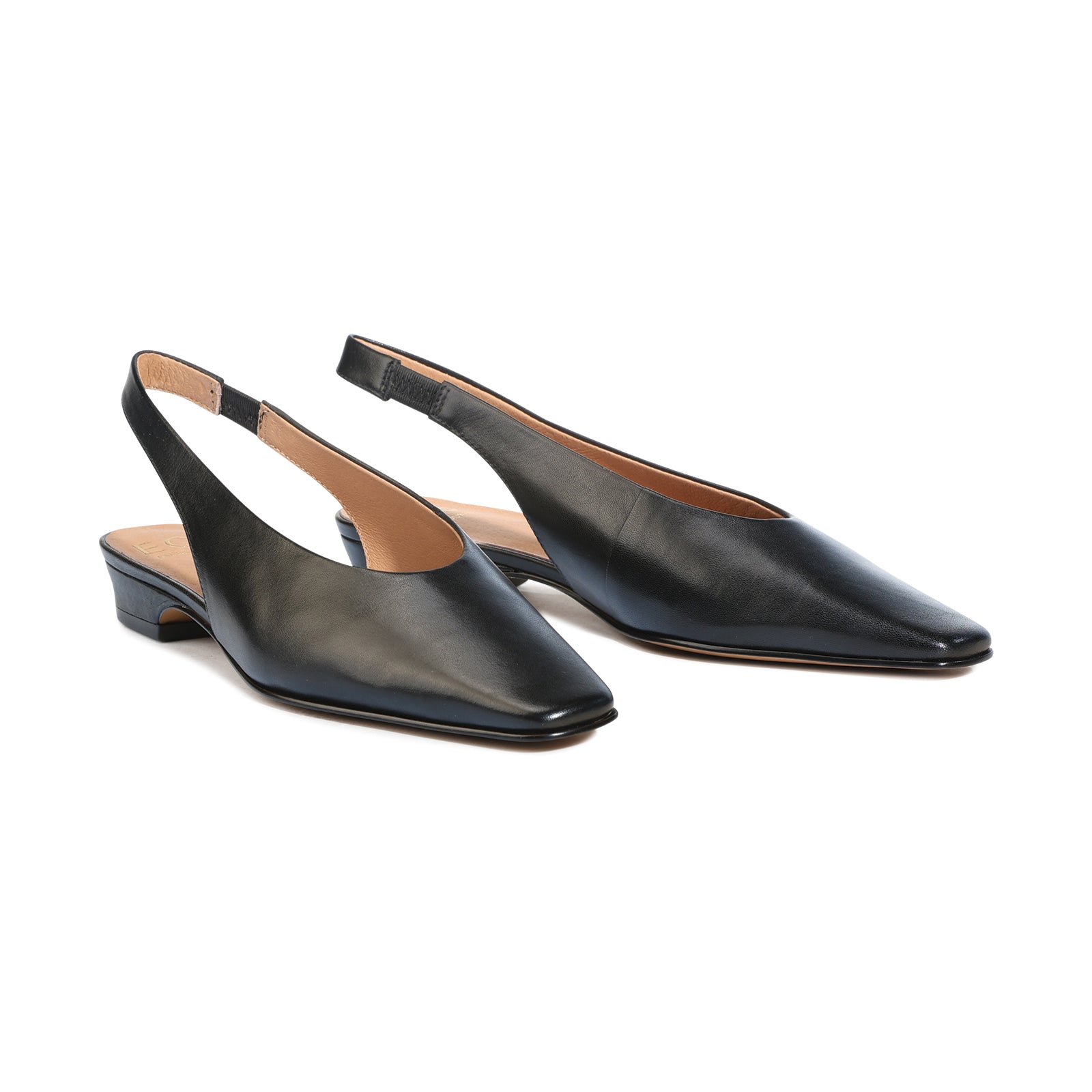 EOS Footwear Fari Leather slingback in black
#color_black