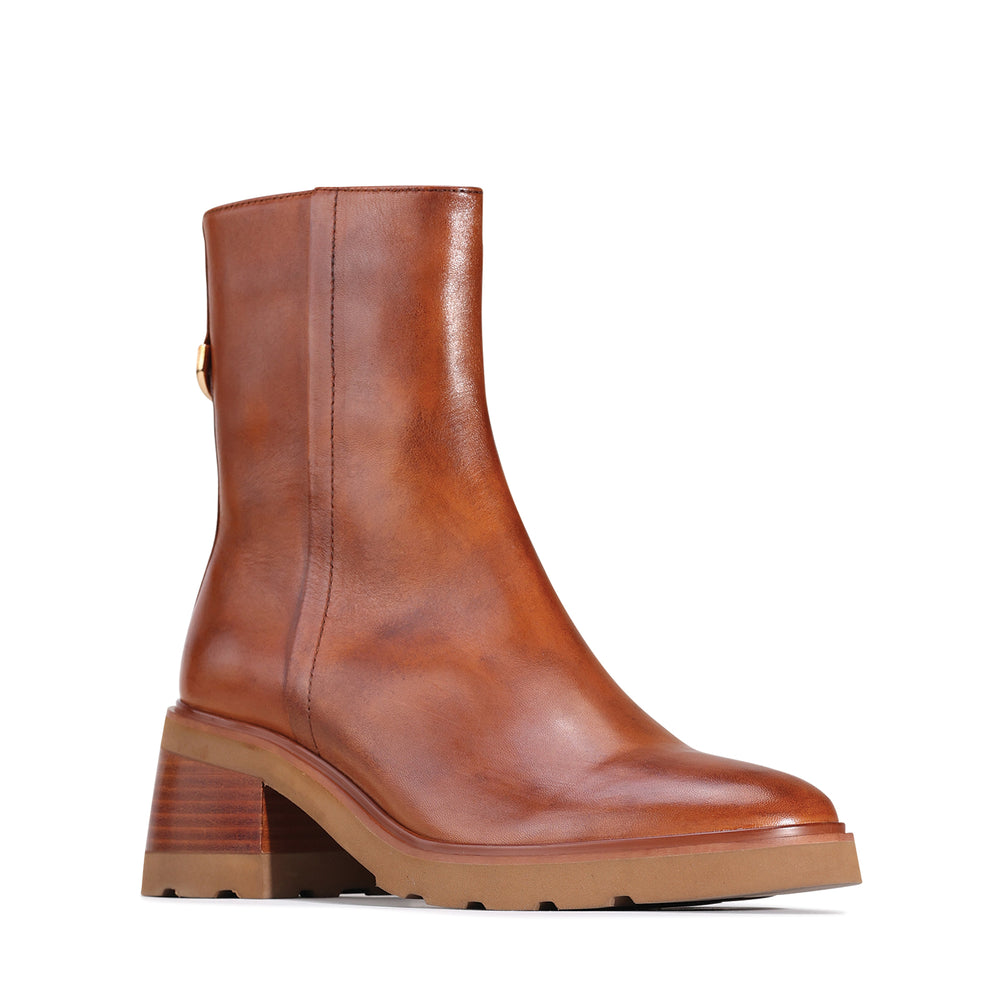 EOS Finley | Women Leather Ankle Boots | Inside zip Boots