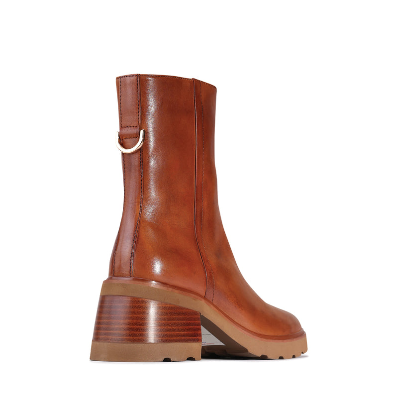 EOS Finley | Women Leather Ankle Boots | Inside zip Boots