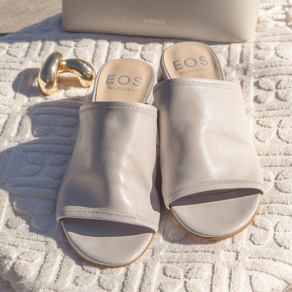EOS Fio | Women Slides | Full coverage Heeled Sandals