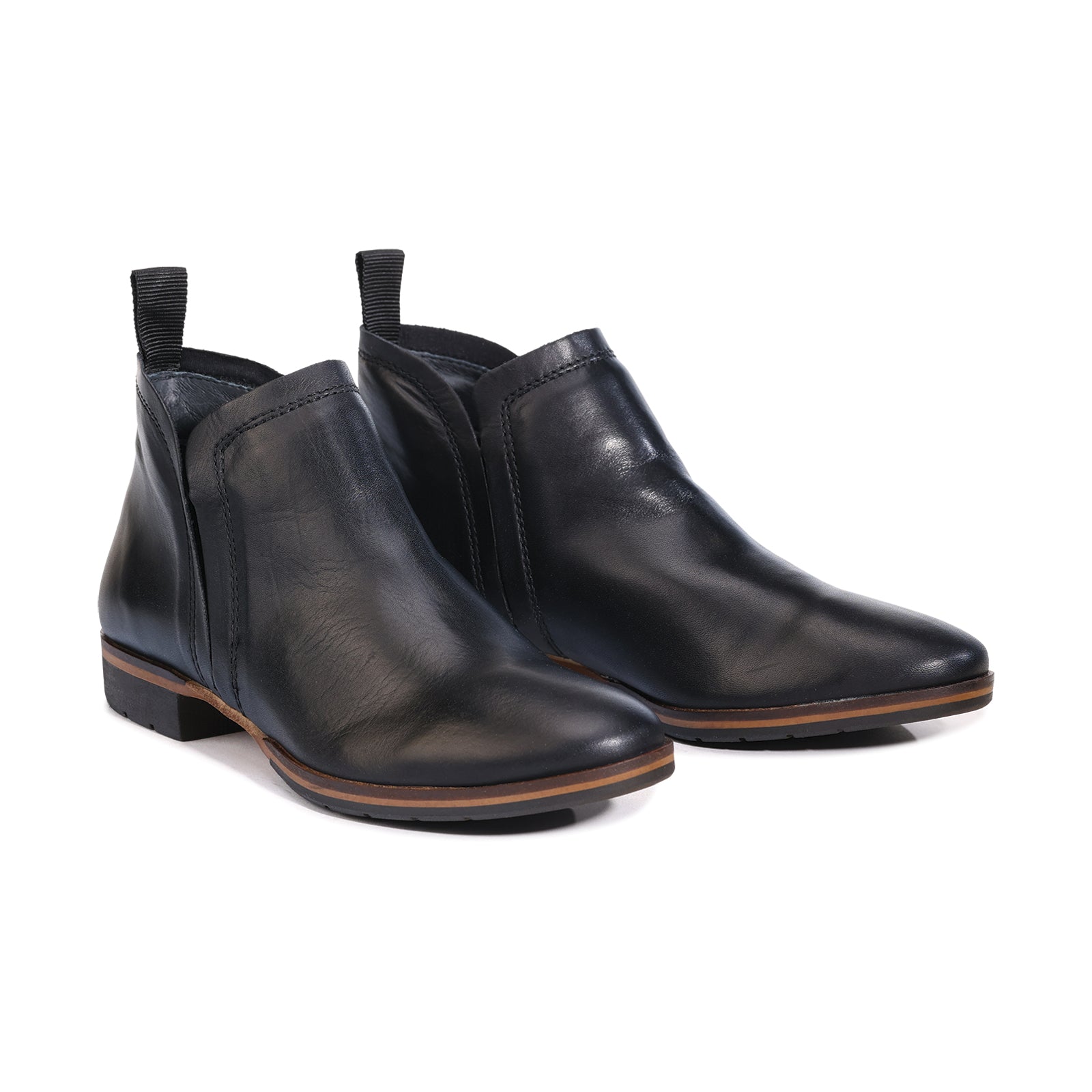 Gaid Leather Ankle Boots - EOS Footwear - Ankle Boots #color_black