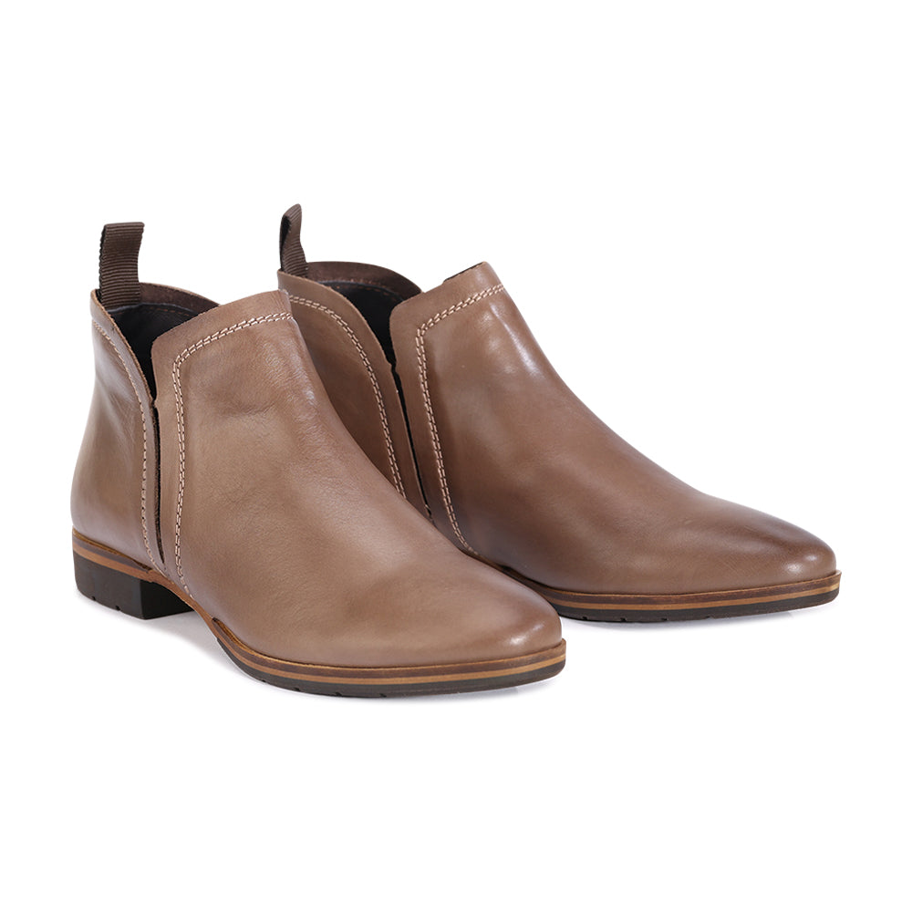 Gaid Leather Ankle Boots - EOS Footwear - Ankle Boots #color_nocciola