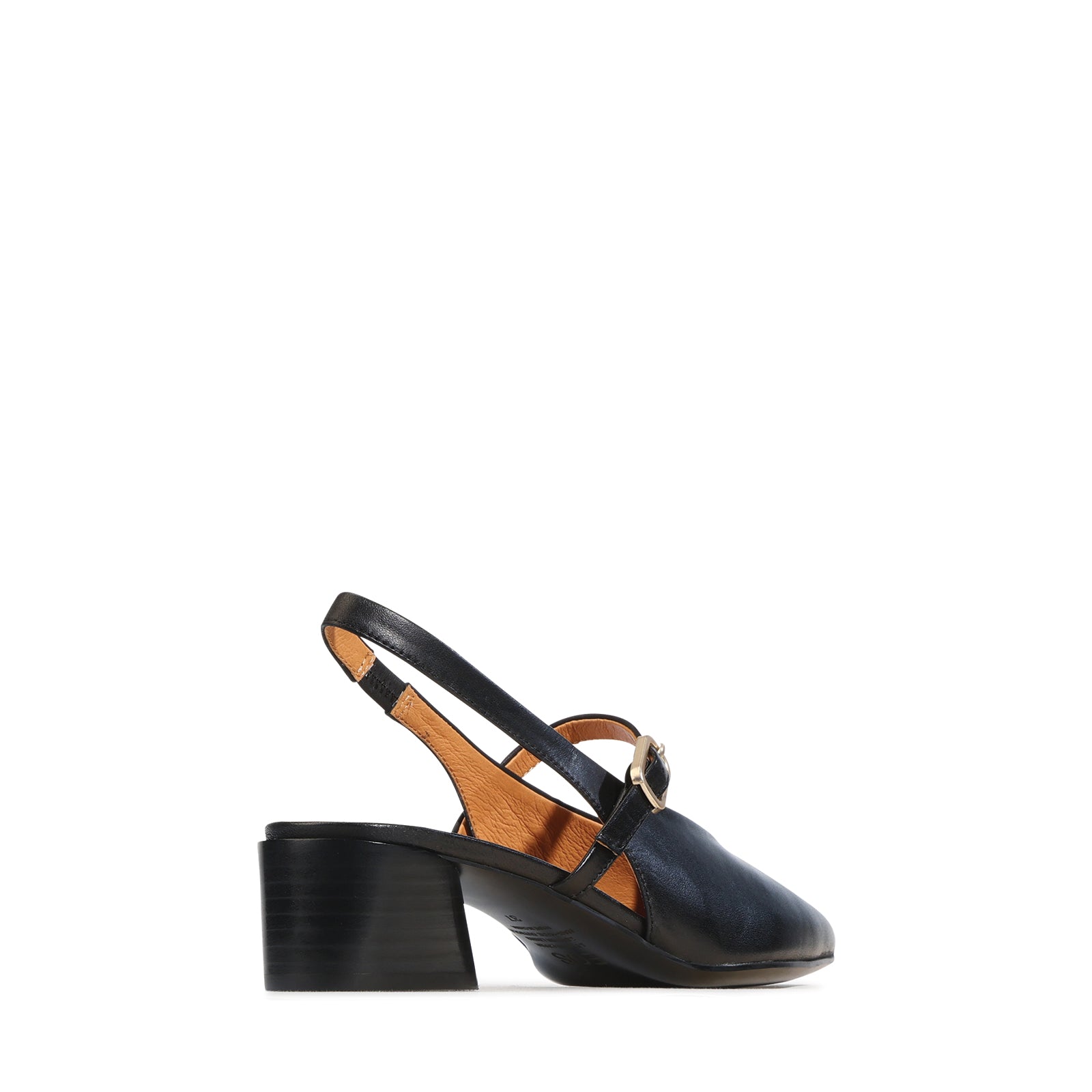 EOS Footwear Hattis Leather Slingback Heel in black
#Color_black