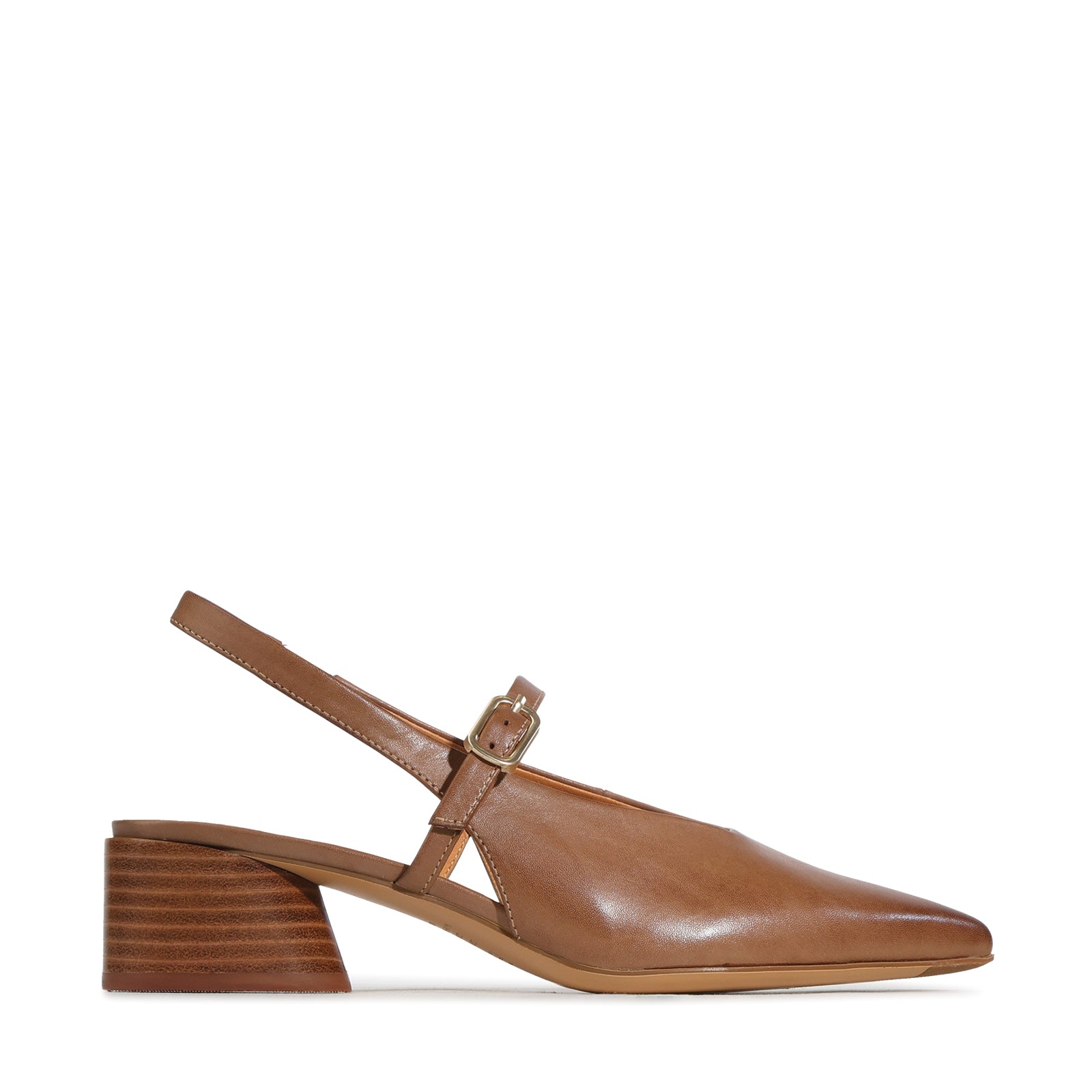 EOS Footwear Hattis Leather Slingback Heel in pecan
#Color_pecan