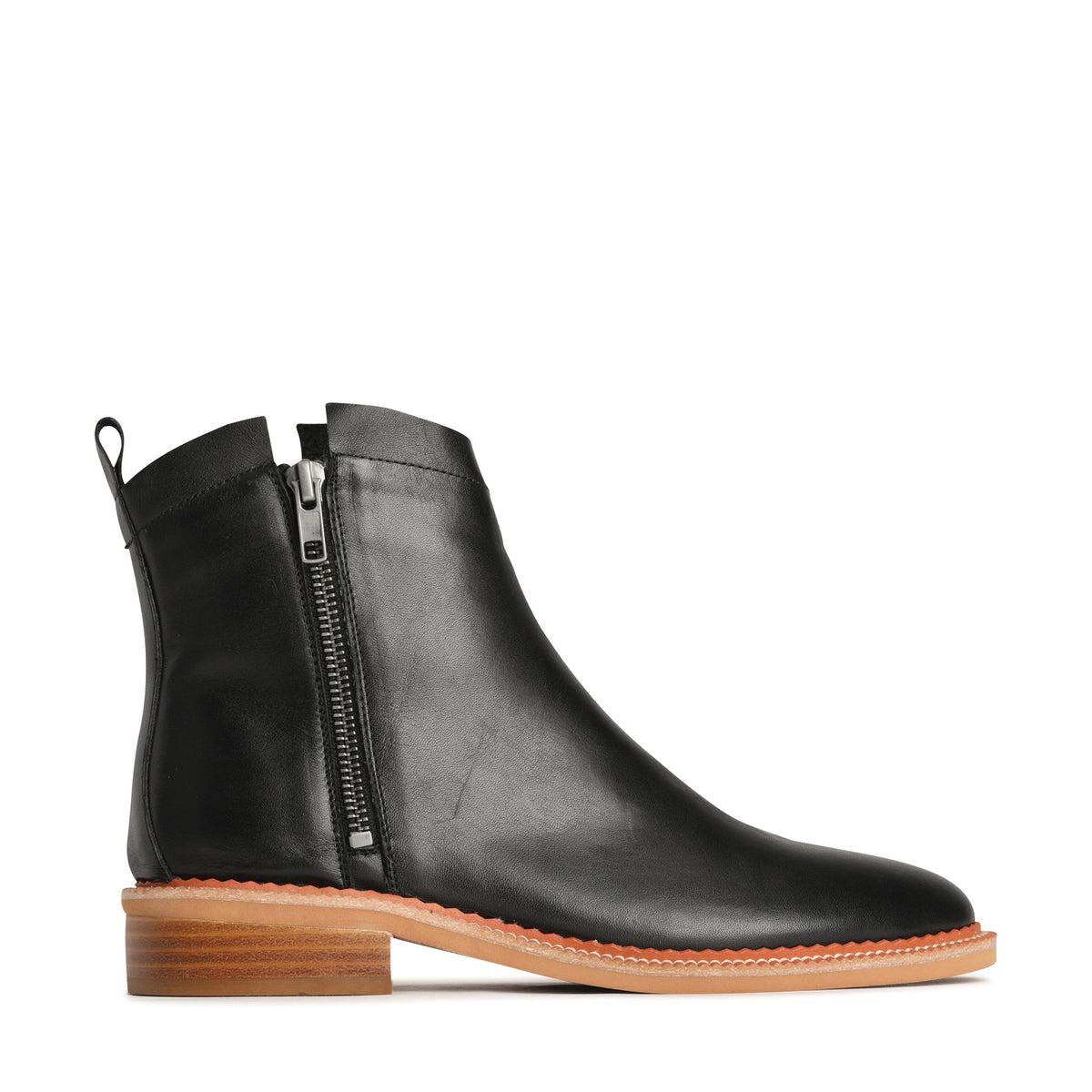 EOS Karlan | Women Ankle Boots | Double Metal Zippers